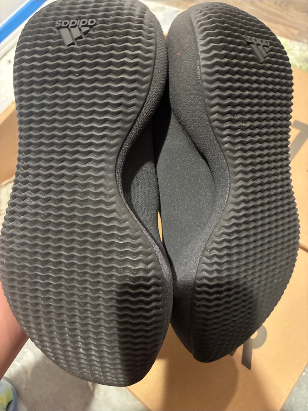 adidas YZY Knit RNR Slip-On Sneakers in Black - Picture 3 of 3